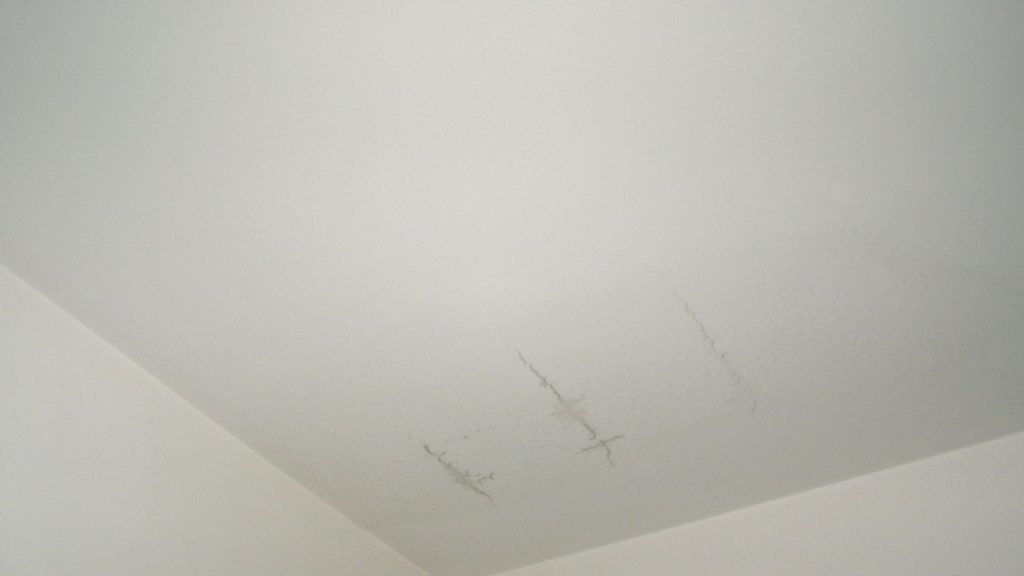 Early signs of damp and ceiling moisture damage in West London property